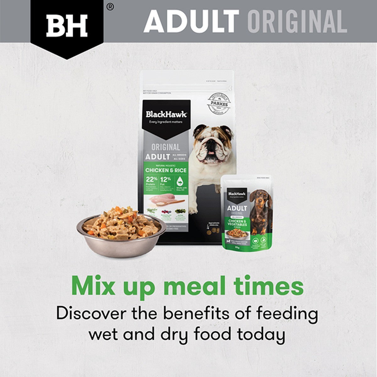 Black Hawk Original Adult Chicken & Vegetables Wet Dog Food