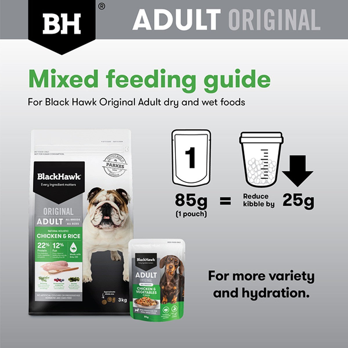 Black Hawk Original Adult Chicken & Vegetables Wet Dog Food
