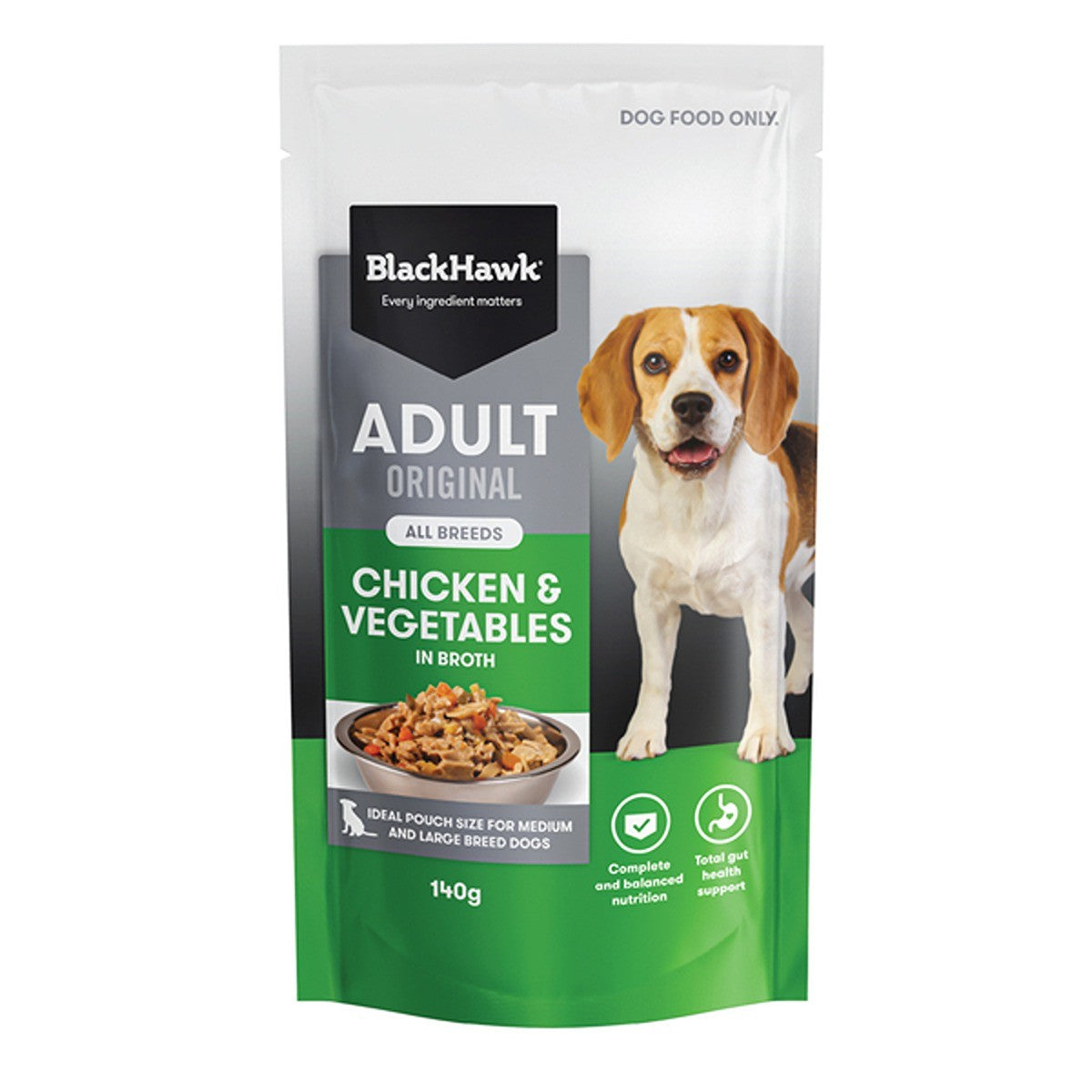 Black Hawk Original Adult Chicken & Vegetables Wet Dog Food
