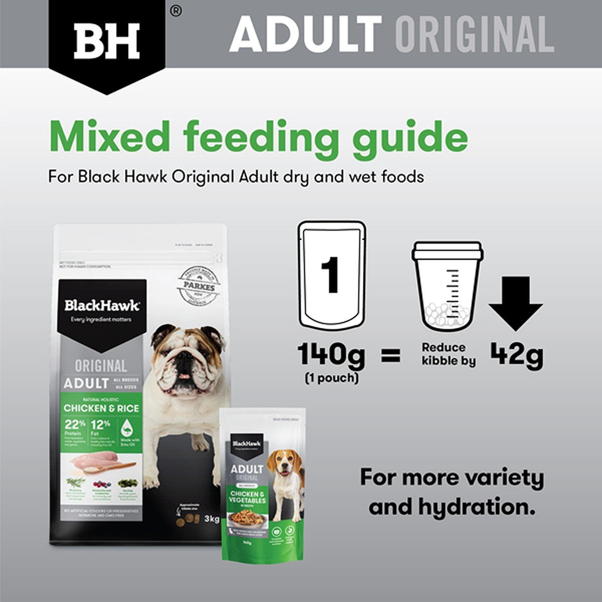 Black Hawk Original Adult Chicken & Vegetables Wet Dog Food