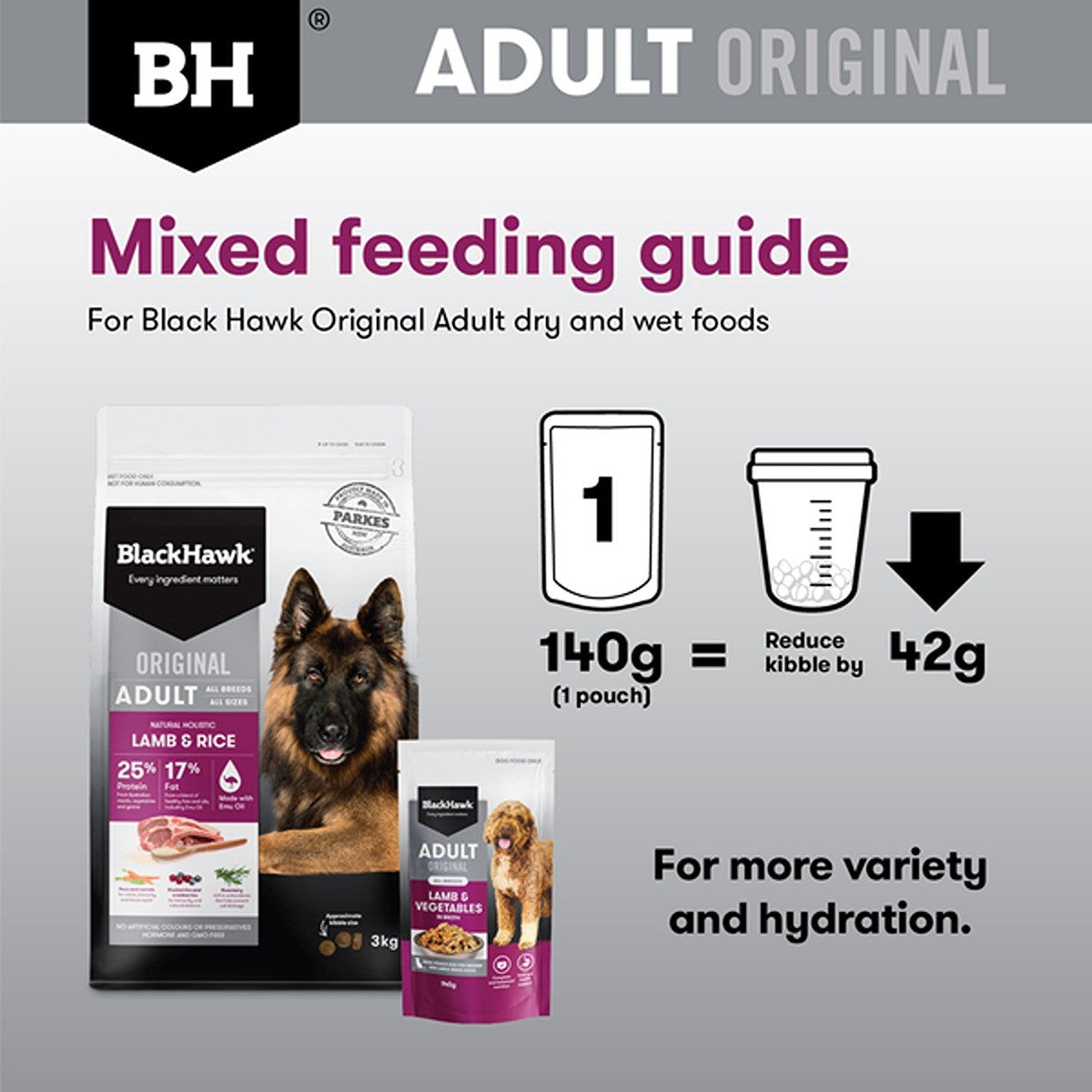 Black Hawk Original Adult Lamb & Vegetables Wet Dog Food
