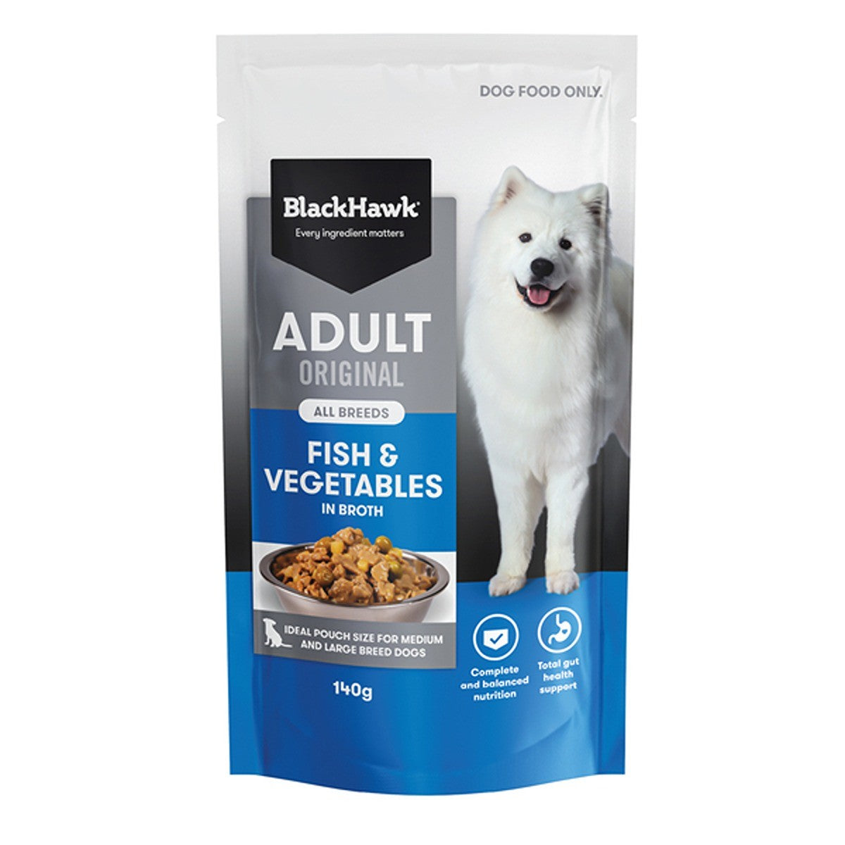 Black Hawk Original Adult Fish & Vegetables Wet Dog Food