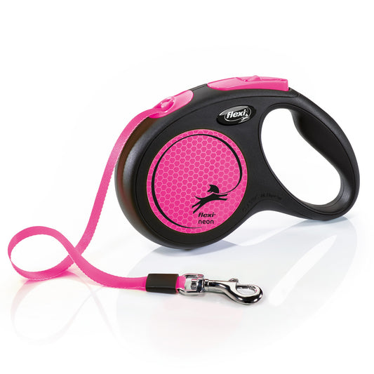 Flexi Classic Neon Tape Retractable Lead 5m