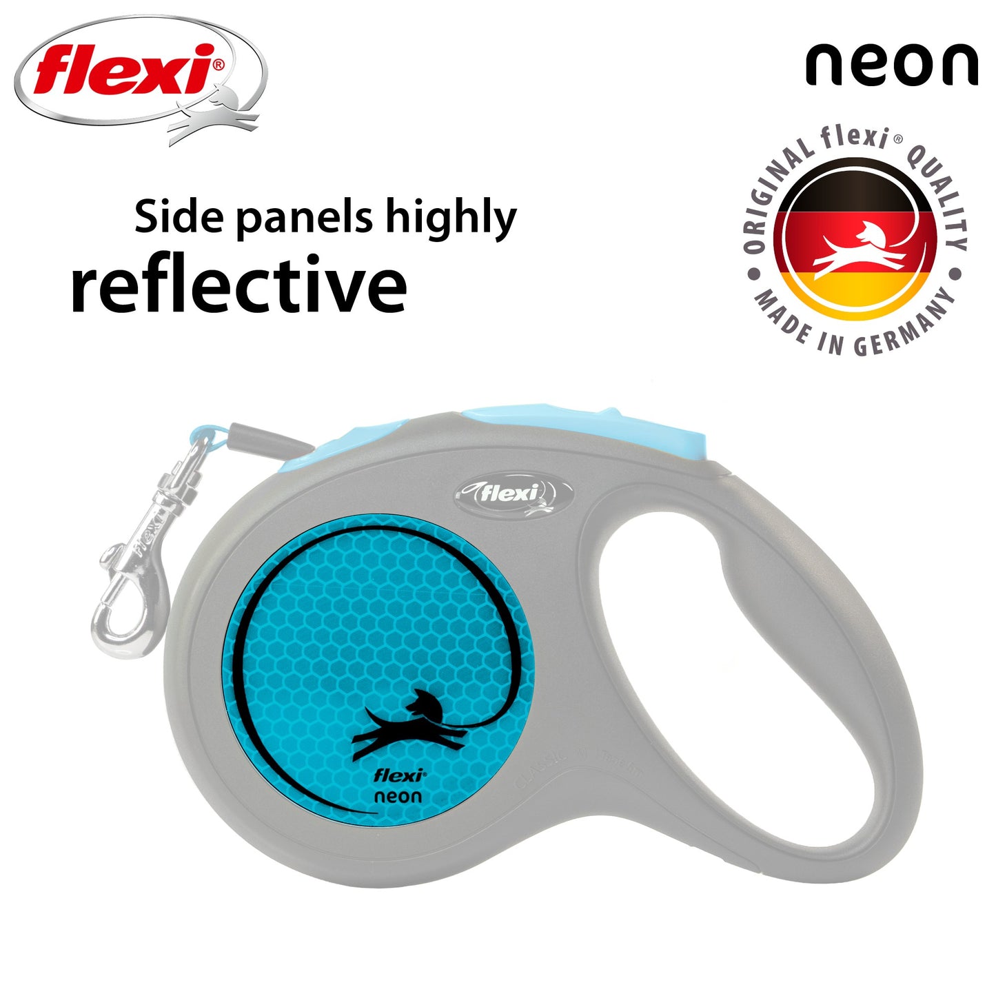 Flexi Classic Neon Tape Retractable Lead 5m