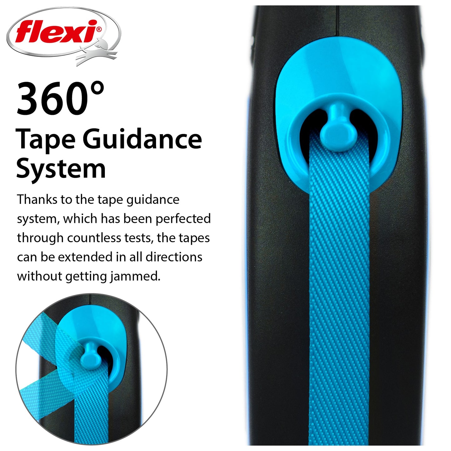 Flexi Classic Neon Tape Retractable Lead 5m