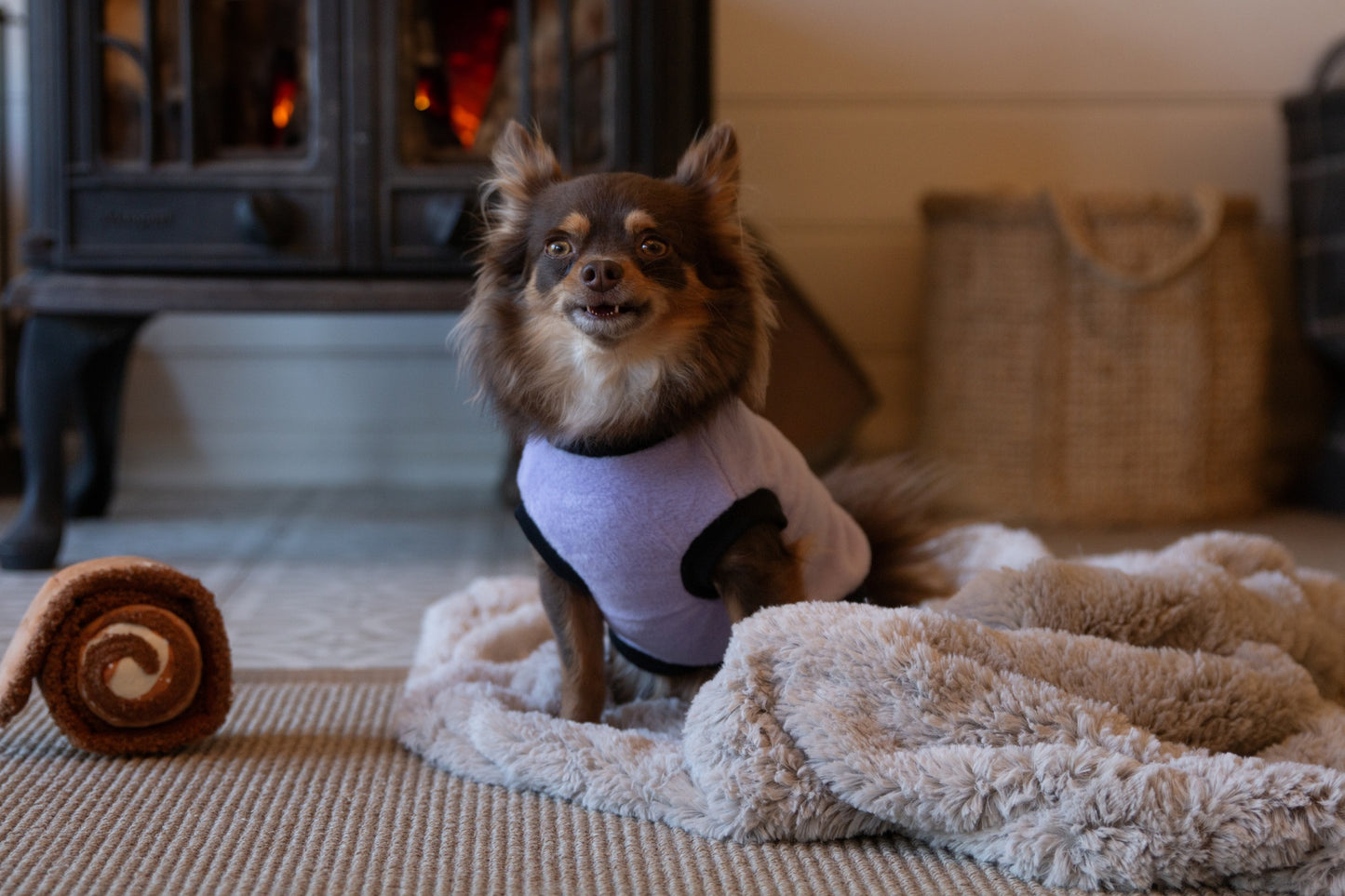 DGG Classic Warmie Dog Jumper Lilac