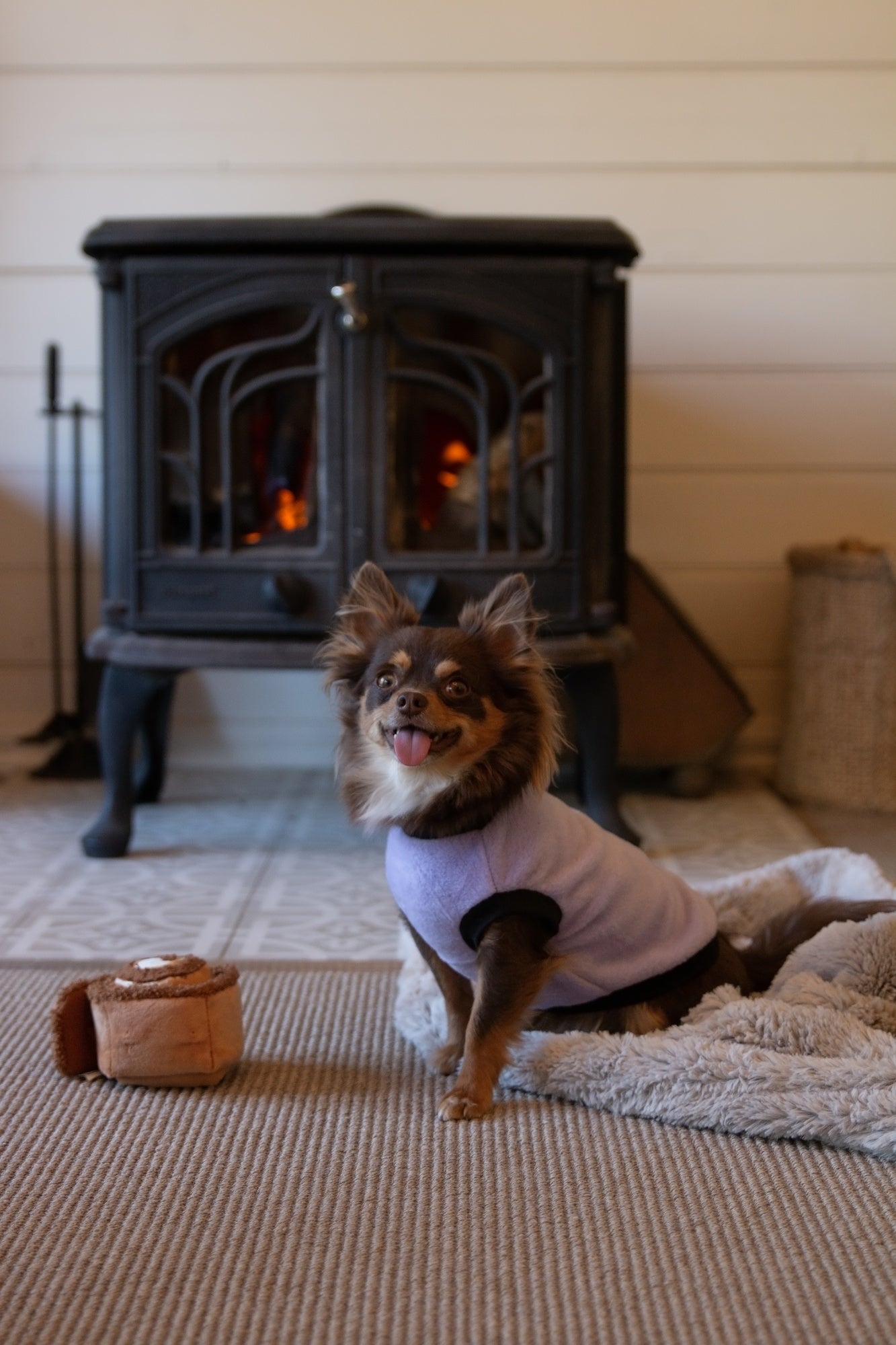 DGG Classic Warmie Dog Jumper Lilac