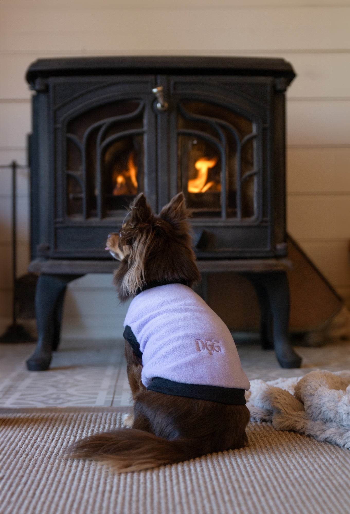 DGG Classic Warmie Dog Jumper Lilac