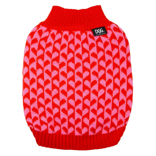DGG Fashion Knit Dog Jumper Sweetheart
