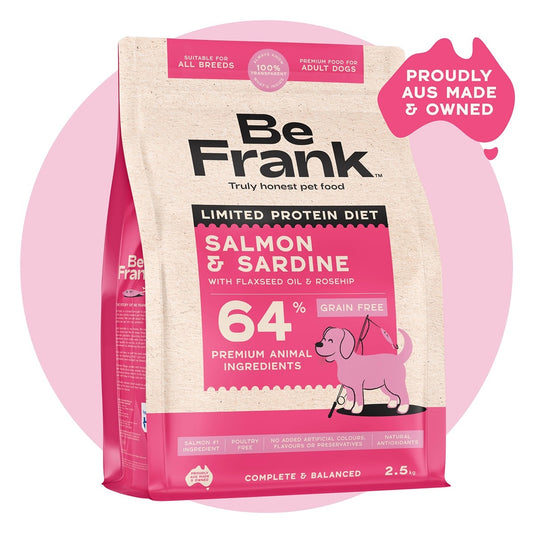 Be Frank Limited Protein Grain Free Salmon & Sardine Dry Dog Food