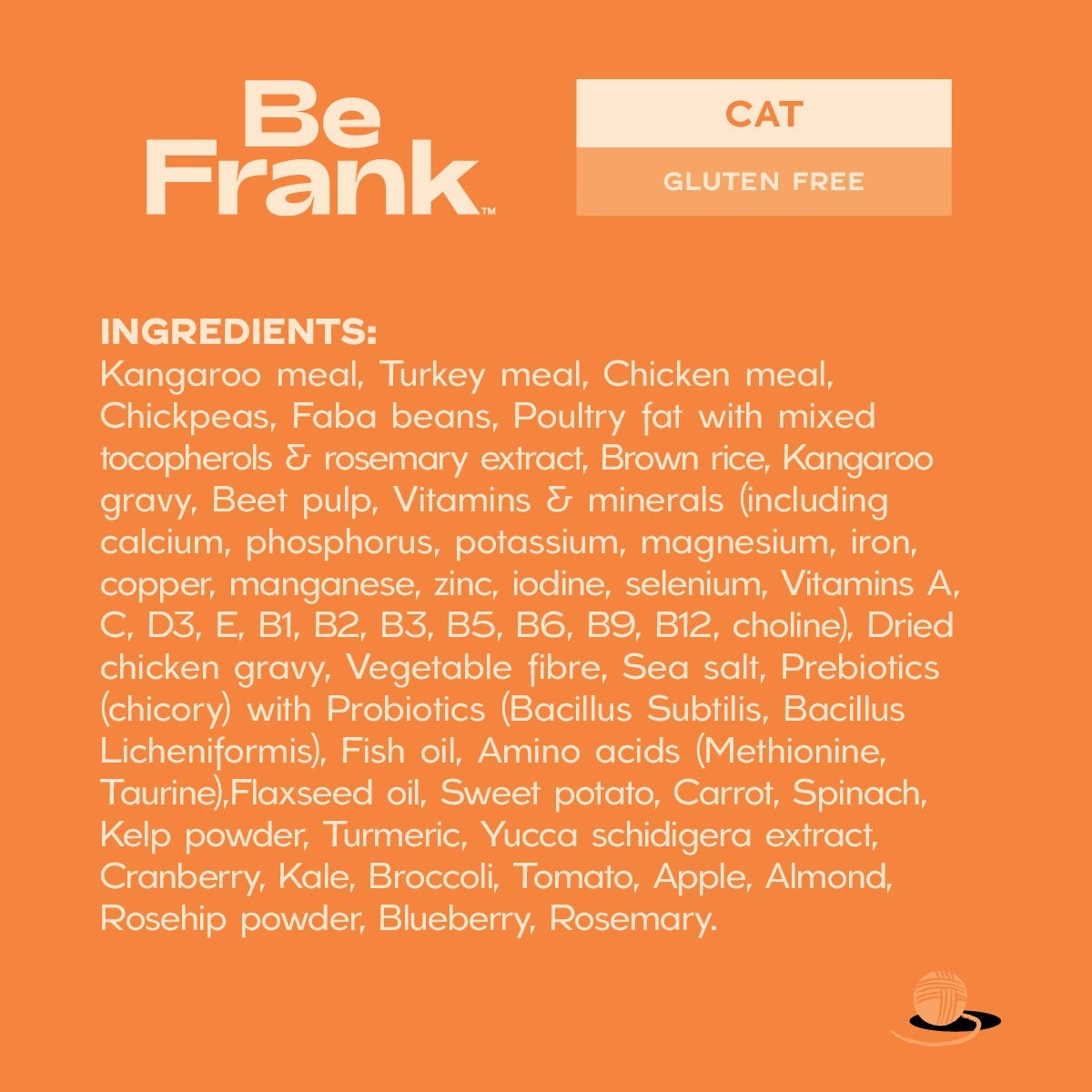Be Frank Adult Kangaroo & Turkey Dry Cat Food