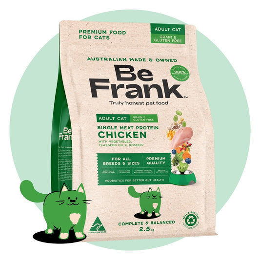 Be Frank Grain Free Adult Chicken Dry Cat Food