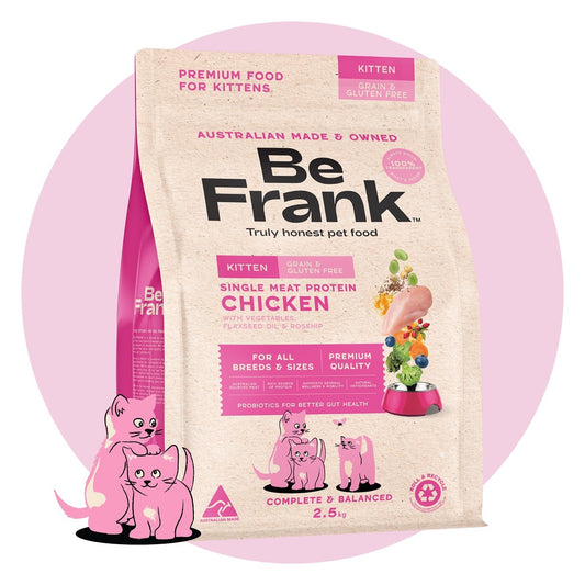 Be Frank Grain Free Chicken Dry Kitten Food