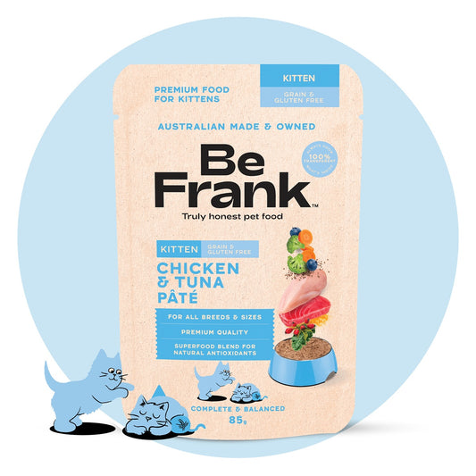 Be Frank Grain Free Chicken & Tuna Pate Wet Kitten Food