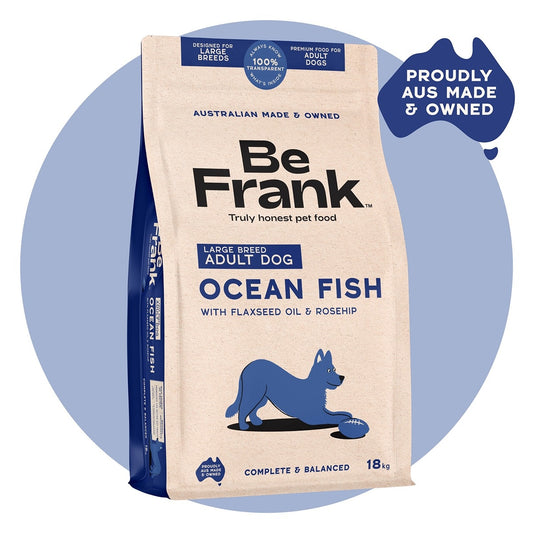 Be Frank Core Large Breed Adult Ocean Fish Dry Dog Food
