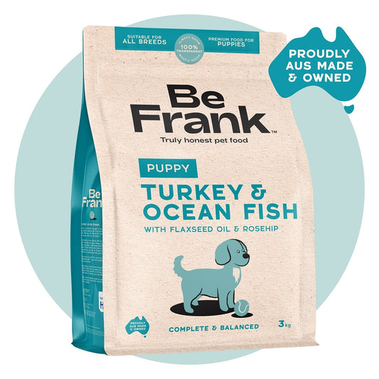 Be Frank Core Turkey & Ocean Fish Dry Puppy Food