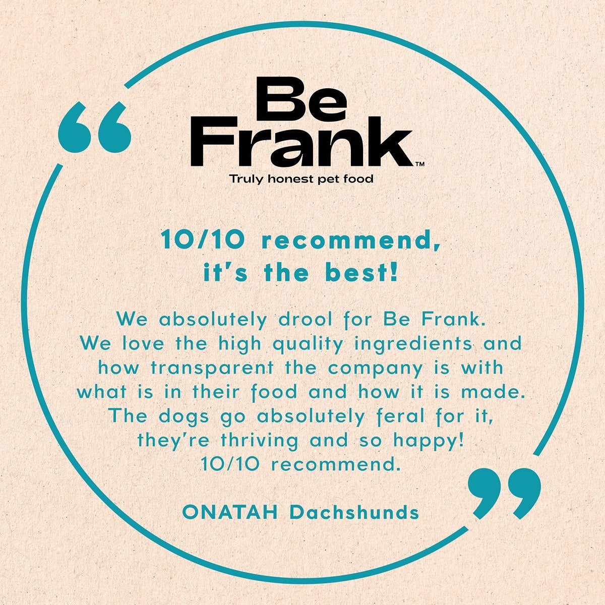Be Frank Core Turkey & Ocean Fish Dry Puppy Food