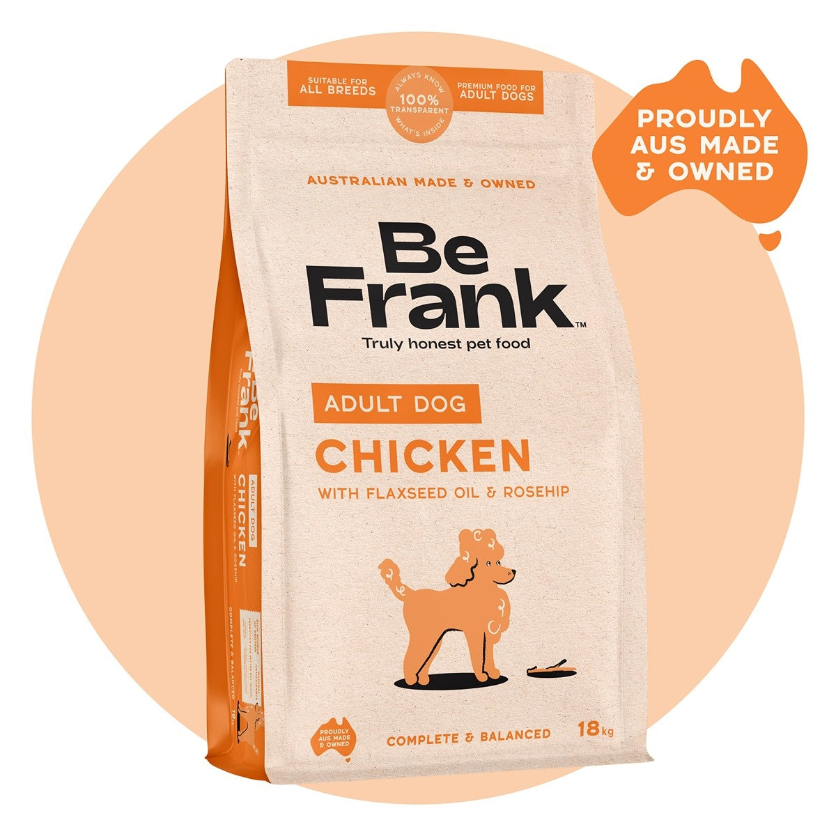 Be Frank Core Adult Chicken Dry Dog Food