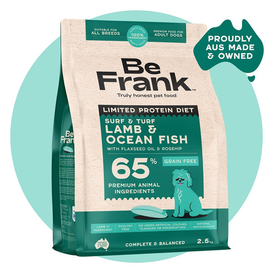Be Frank Limited Protein Grain Free Surf & Turf Dry Dog Food