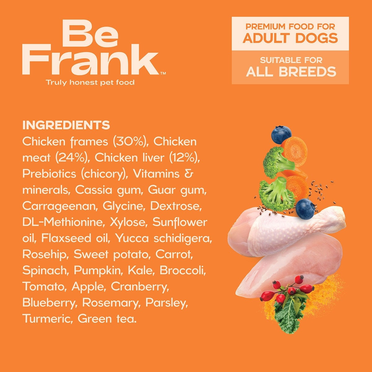Be Frank Adult Chicken Pate Wet Dog Food