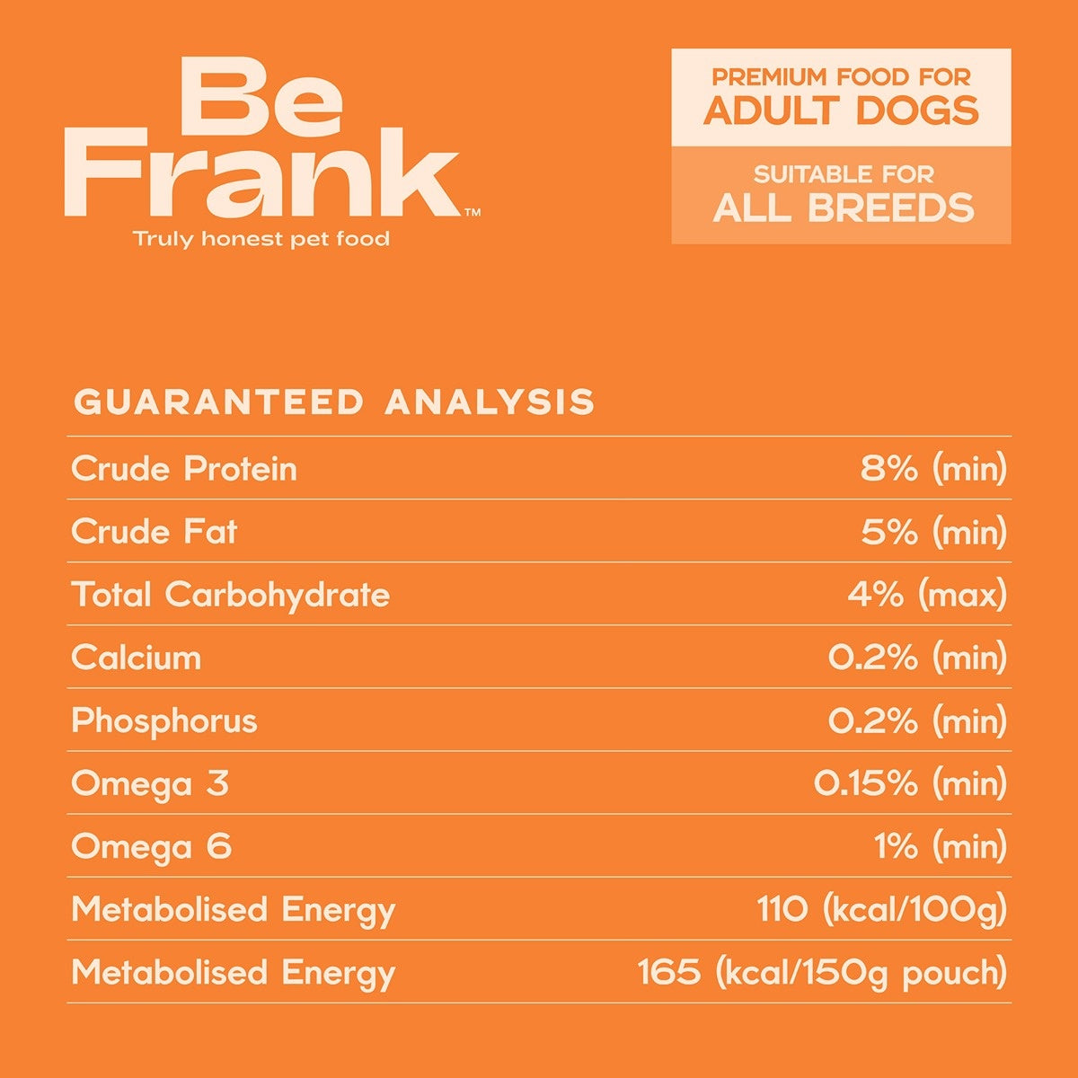 Be Frank Adult Chicken Pate Wet Dog Food