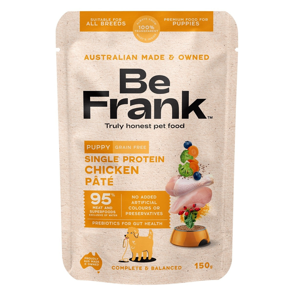 Be Frank Chicken Pate Wet Puppy Food