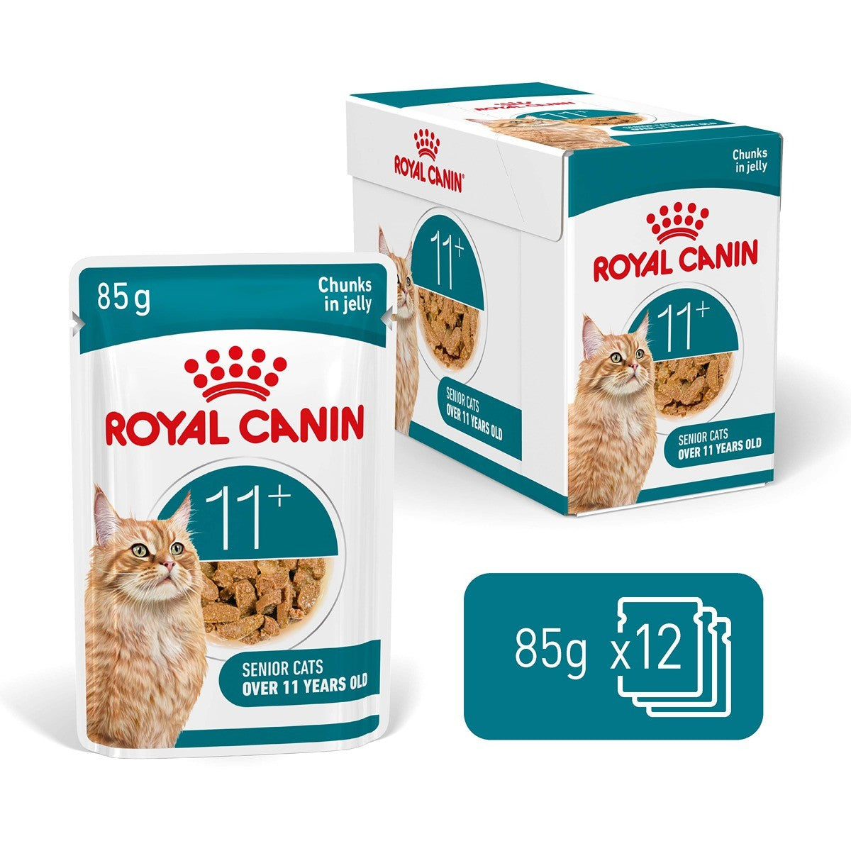 ROYAL CANIN Ageing 11+ Adult Jelly Wet Cat Food