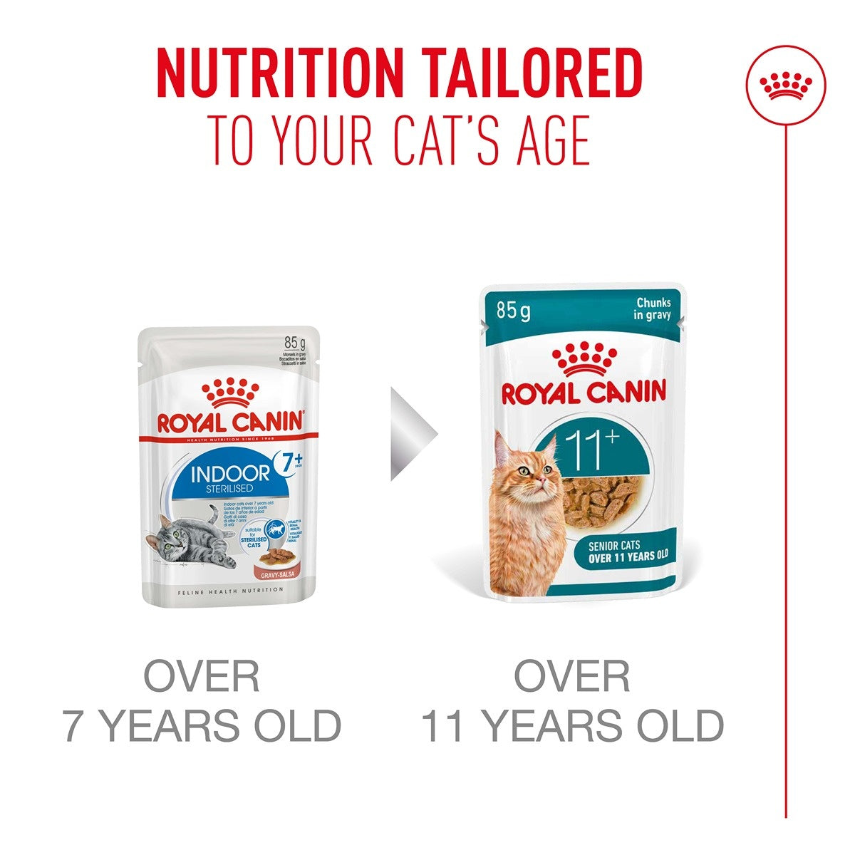 Royal Canin Ageing 11+ Adult Gravy Wet Cat Food