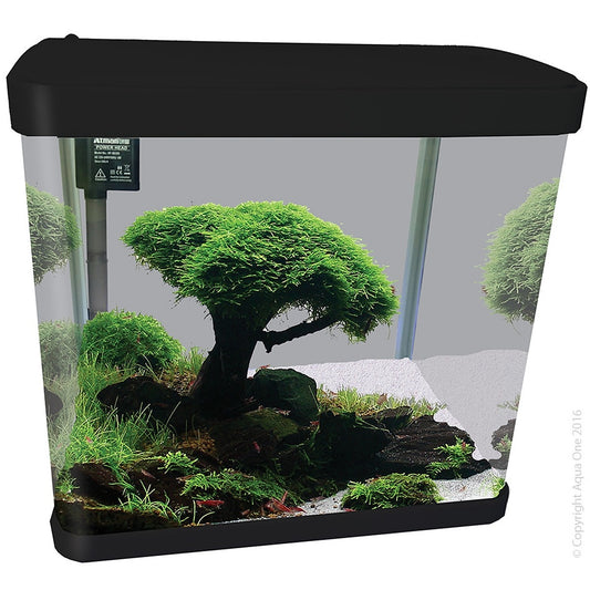 Aqua One Lifestyle 29 Complete Glass Aquarium Gloss Black