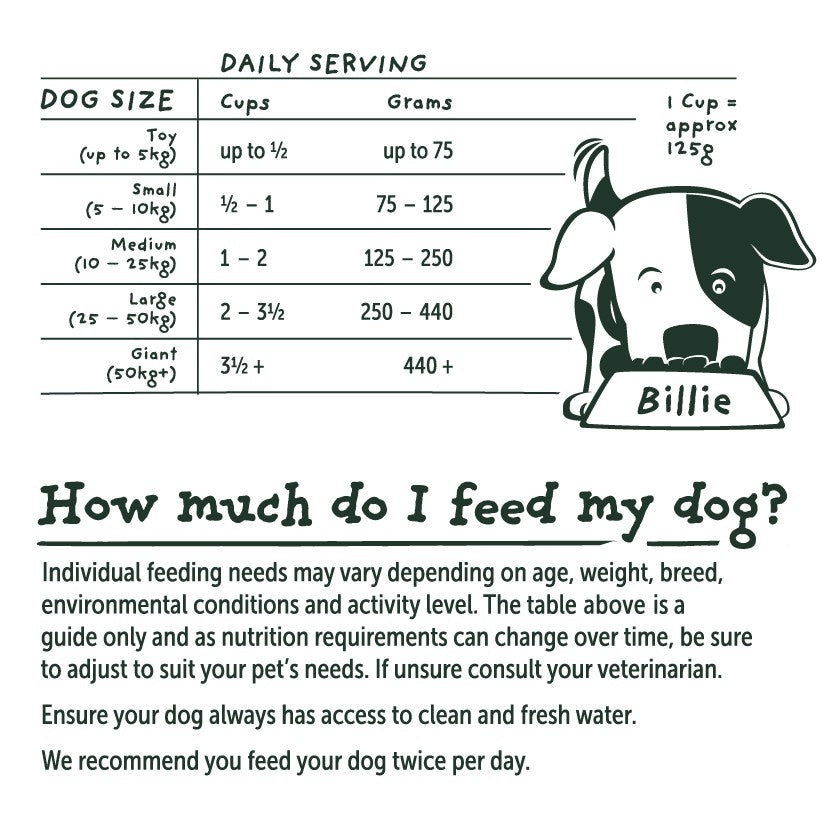 Billie's Bowl Adult with Aussie Beef Dry Dog Food