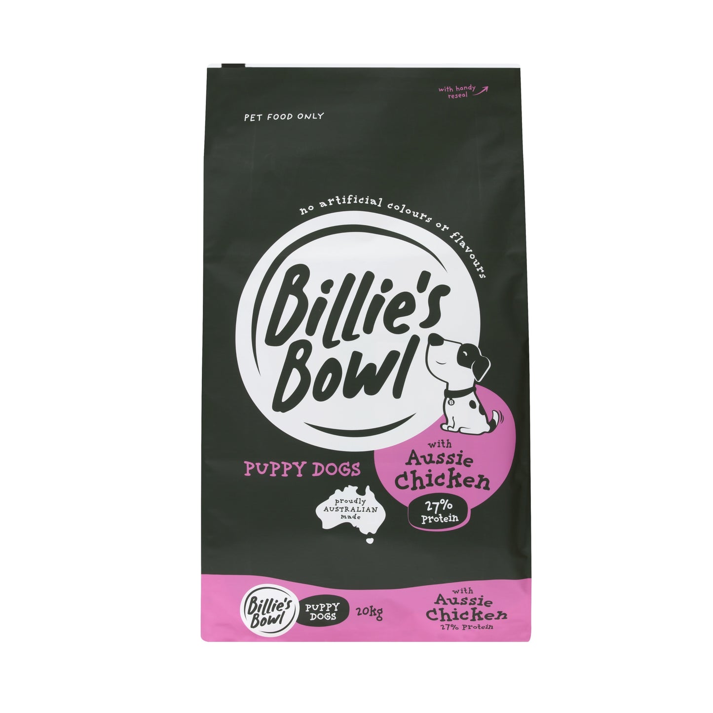 Billie's Bowl Puppy with Aussie Chicken Dry Dog Food