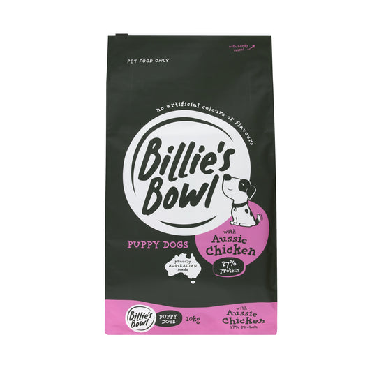 Billie's Bowl Puppy with Aussie Chicken Dry Dog Food