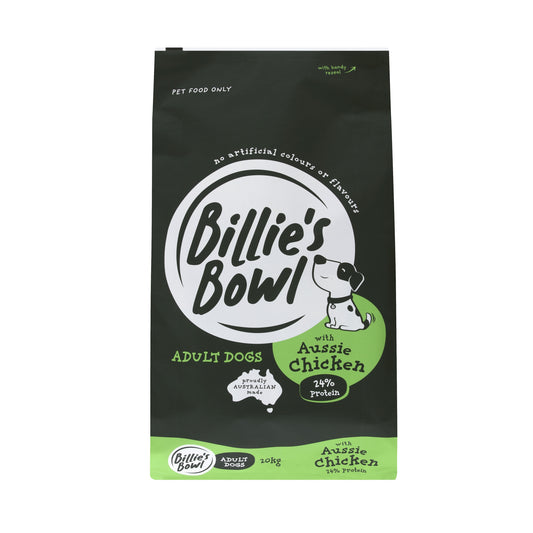 Billie's Bowl Adult with Aussie Chicken Dry Dog Food