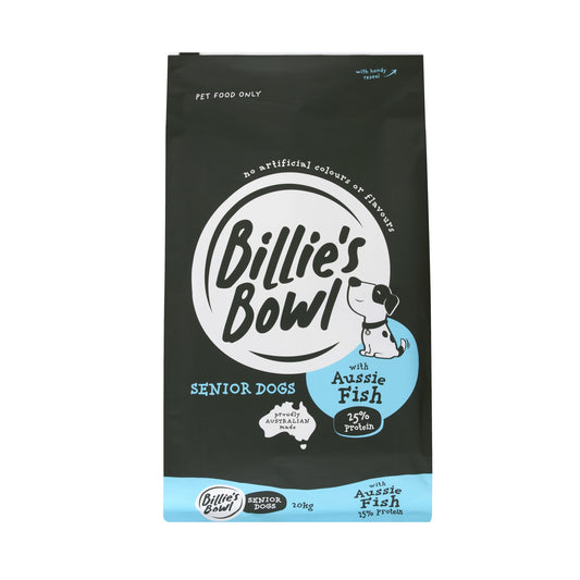 Billie's Bowl Senior with Aussie Fish Dry Dog Food