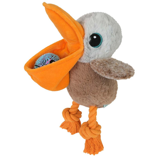Lexi & Me Pelican Plush & Rope Dog Toy