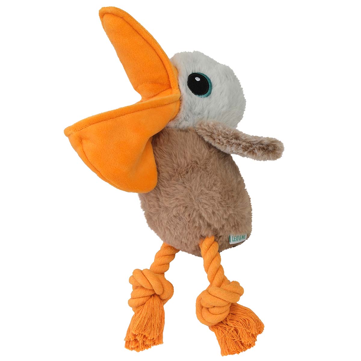 Lexi & Me Pelican Plush & Rope Dog Toy