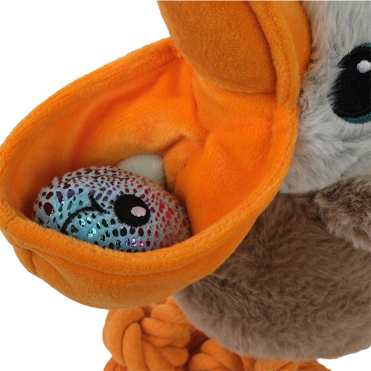 Lexi & Me Pelican Plush & Rope Dog Toy