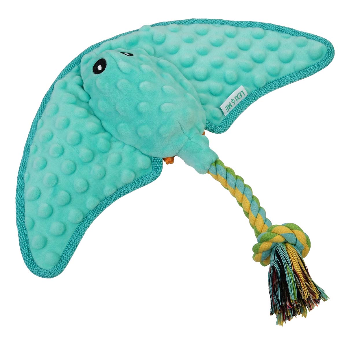 Lexi & Me Stingray Plush & Rope Dog Toy