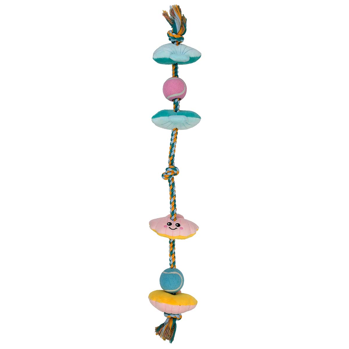 Lexi & Me Clam & Pearl Rope Dog Toy