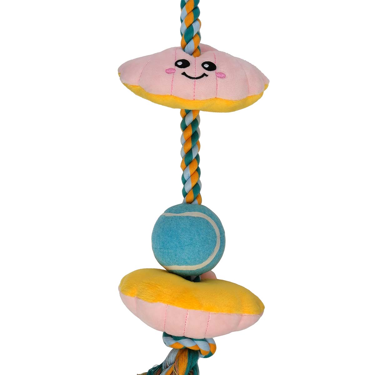 Lexi & Me Clam & Pearl Rope Dog Toy