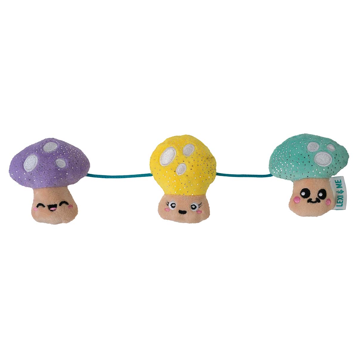 Lexi & Me Mushroom Rope Trio Cat Toys