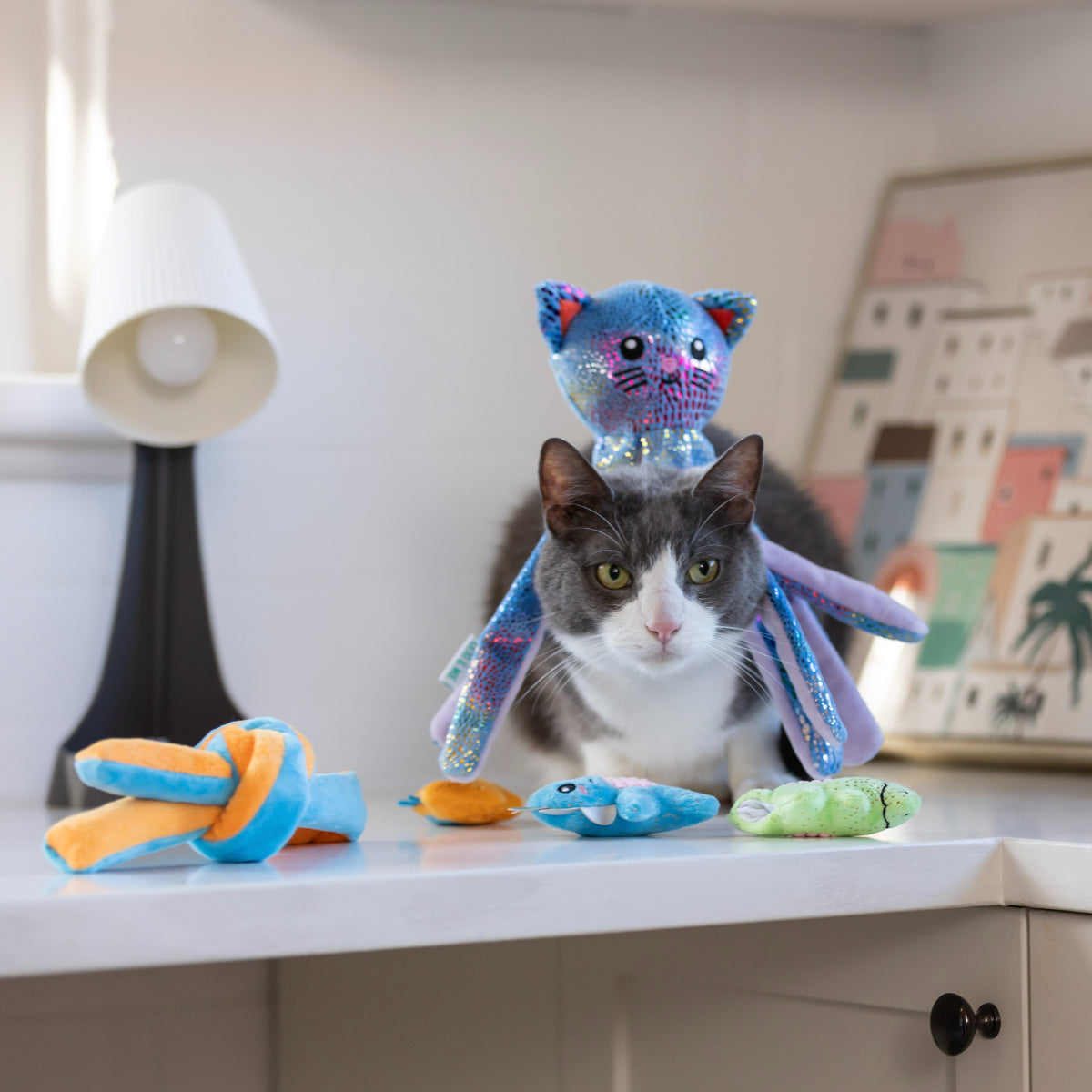Lexi & Me Crinkle Catopus Cat Toy