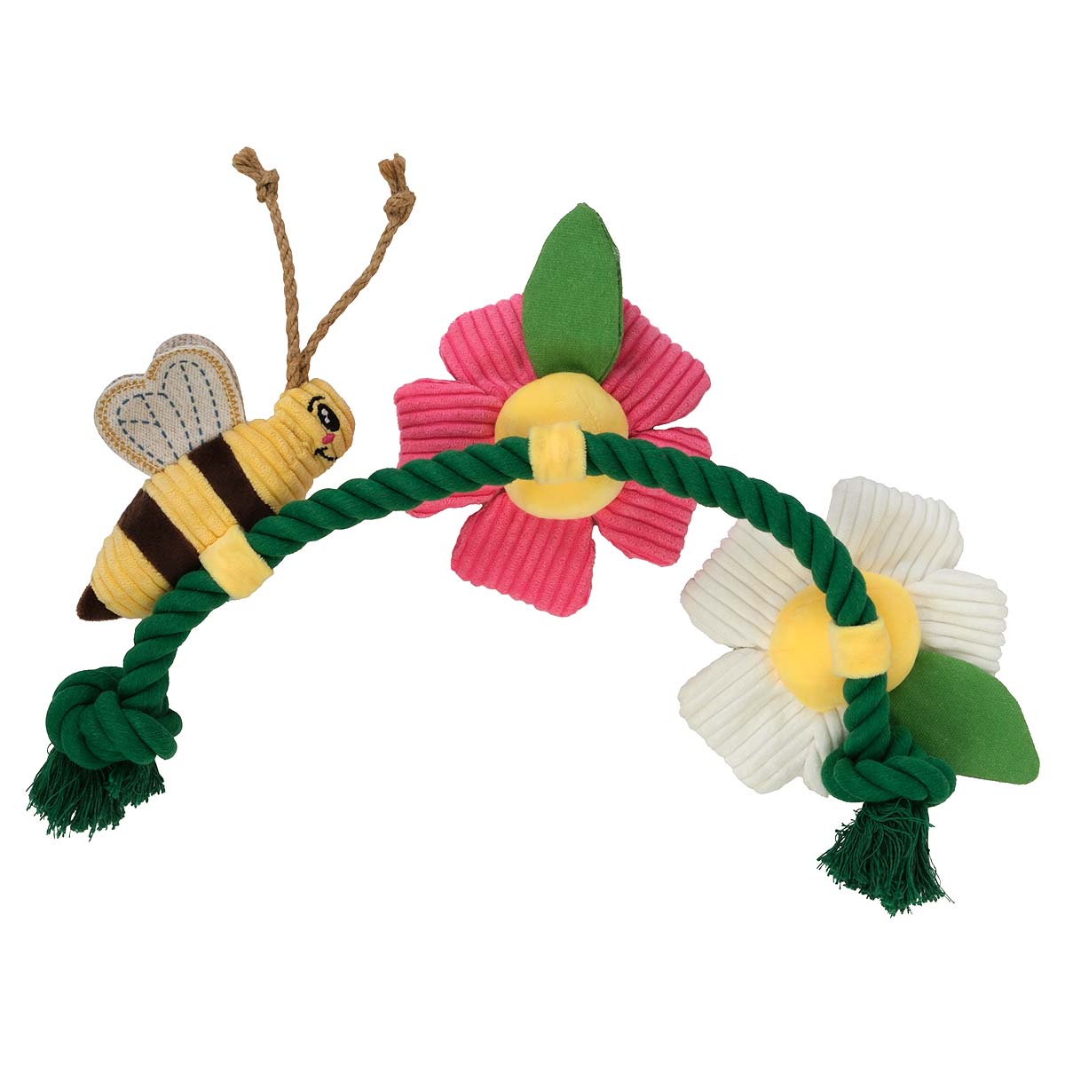 Lexi & Me Flower & Bee Rope Dog Toy