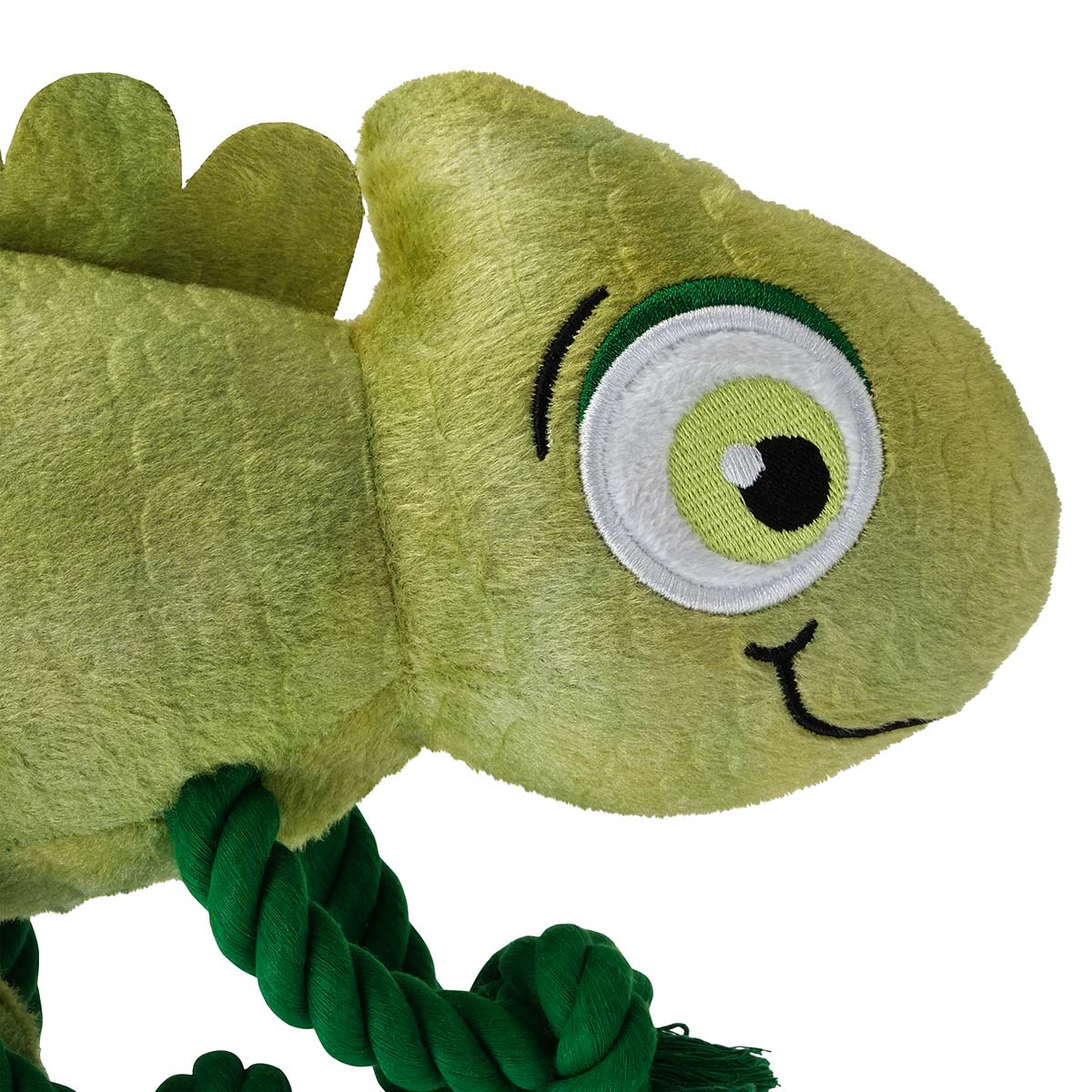 Lexi & Me Chameleon Plush & Rope Dog Toy