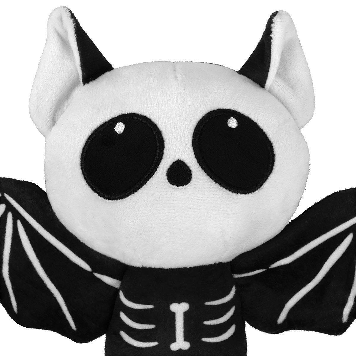 Spooky Skeleton Bat Plush & Rope Dog Toy