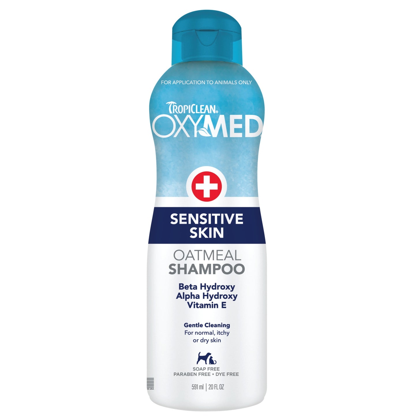 TropiClean OxyMed Sensitive Skin Dog Shampoo