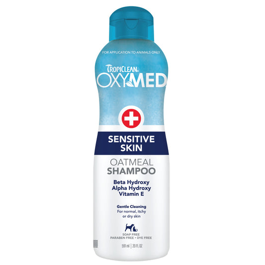 TropiClean OxyMed Sensitive Skin Dog Shampoo