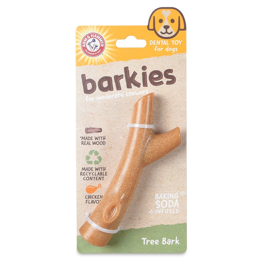 Arm & Hammer Barkies Tree Bark Dog Toy