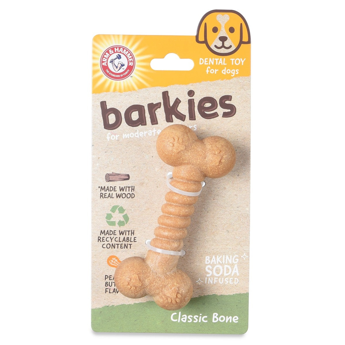 Arm & Hammer Barkies Classic Bone Dog Toy