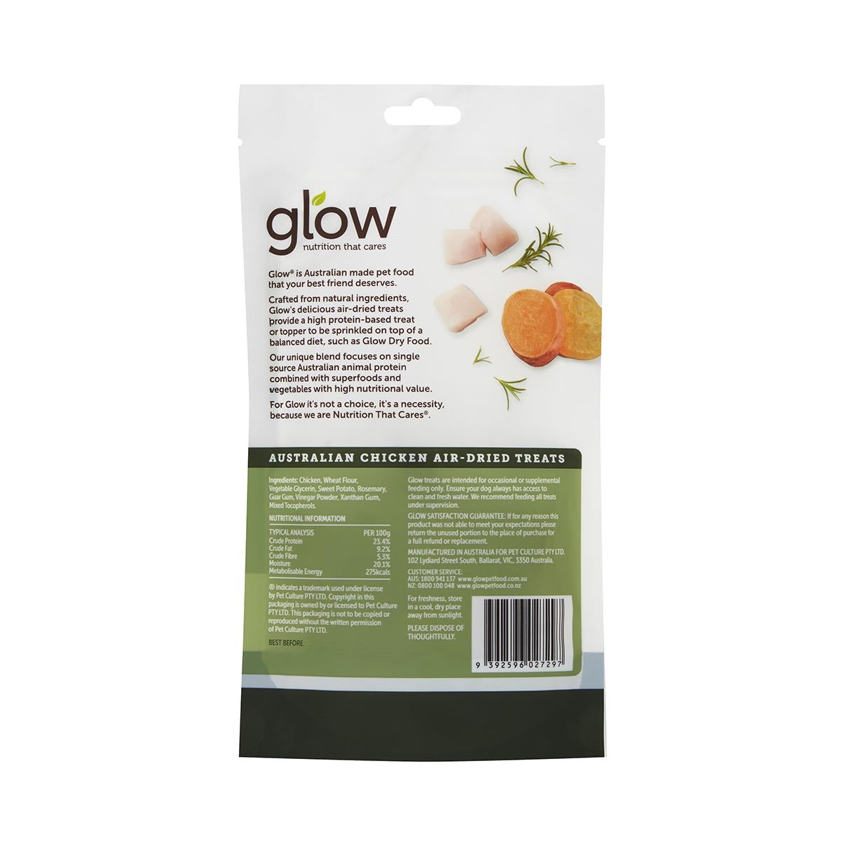 Glow Australian Chicken Air-Dried Dog Treats